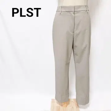 PLST 플라스테 스틱 팬츠 라이트 베이지 L 깔끔한 캐주얼