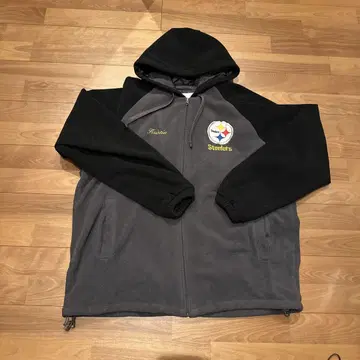 NFL 후드티 L 사이즈 그레이/블랙