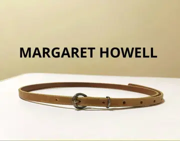 MARGARET HOWELL 가죽 벨트 실버 925 영국제