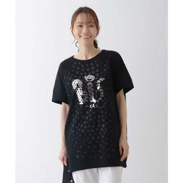 히로코비스 레오파드 패턴 튜닉 빅 사이즈