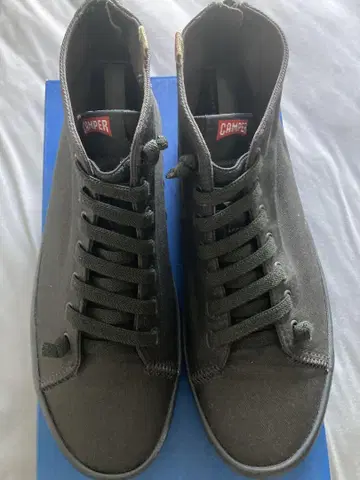 CAMPER 캔버스 하이컷 스니커즈 그레이 27cm