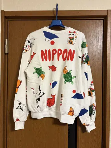PUNYUS NIPPON 일본 달마 복 고양이 후지산 학과 거북이 맨투맨