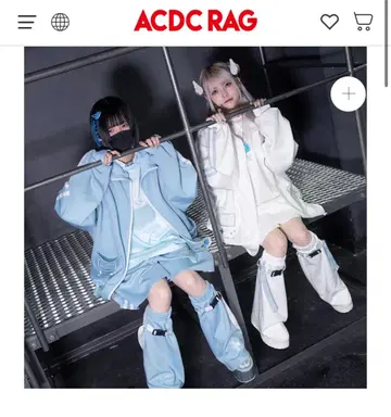 ACDC RAG GAME OVER T 하프 팬츠 화이트