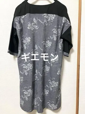 기emon 구루메 가스리 원피스 튜닉 기우에몽 스커트