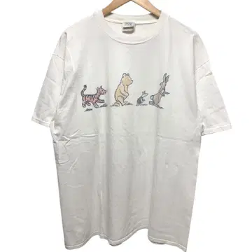 90년대~00년대 클래식 푸 푸우 양면 티셔츠 XL
