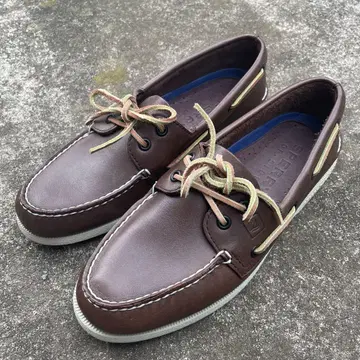 새상품급 인도네시아산 SPERRY TOP-SIDER 데크 슈즈 브라운
