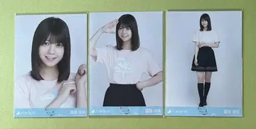 노기자카46 브로마이드 토미사토 나오 카가와 라이브 T셔츠 3종 컴프