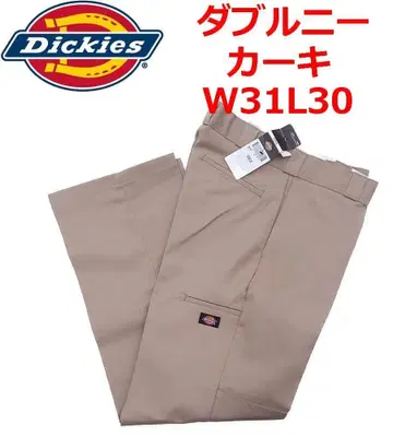 USA 기획 W31 L30 디키즈 더블니 카키 85283