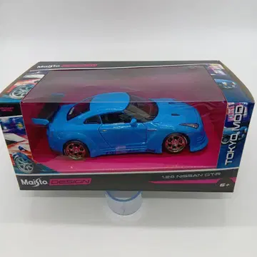 MAISTO 1/24 닛산 GT-R 라이트 블루