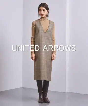 [새상품급] UNITED ARROWS UWSC 점퍼 스커트 체크