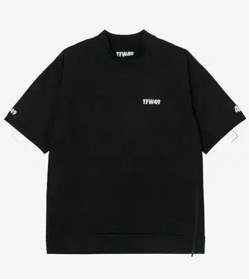 TFW49 SIDE ZIP HALF MOCKNECK