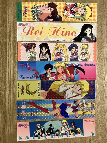 107 세일러문 롱 스티커 단자쿠 씰 스티커