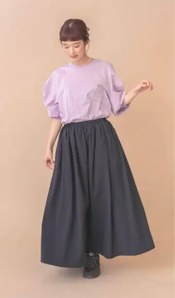 rrrrrrrrr 나인알 이벤트 스커트 블랙 M