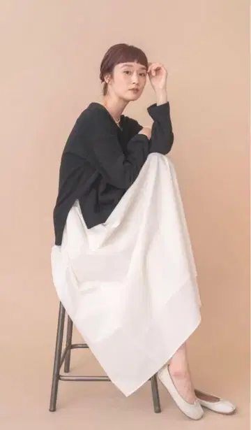 rrrrrrrrr 나인알 이벤트 스커트 화이트 M