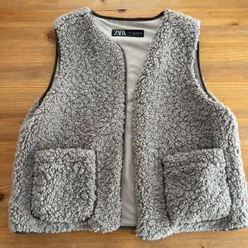 ZARA 보아 자켓 S 브라운