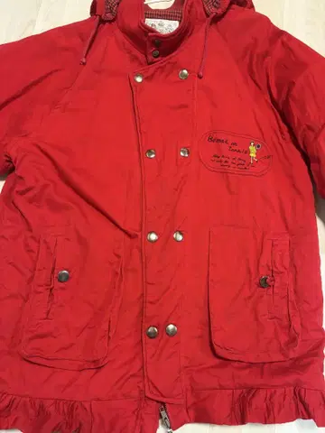 COUTURE 빨간색 프릴 아우터