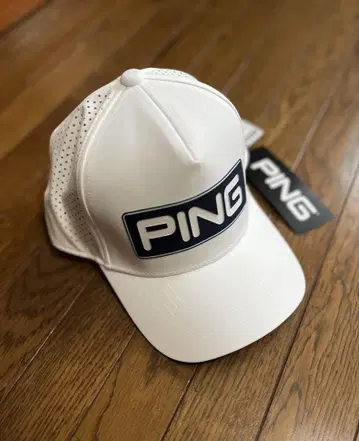 [새상품] 골프 캡 PING 화이트