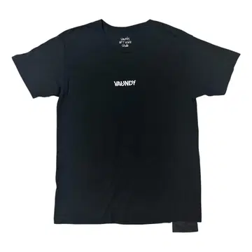 Vaundy 바운디 로고 티셔츠 로고 자수 XL 블랙