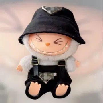 라부부 살로펫 옷 갈아입기 의상 로고 의류 햇 17cm