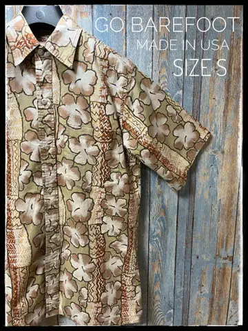 GO BAREFOOT 반팔 셔츠 SIZE S