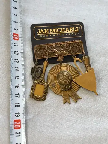 JANMICHAELS 장미카엘 브로치 VINTAGE 빈티지