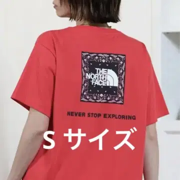 THE NORTH FACE 반팔 티셔츠 S 사이즈 레드