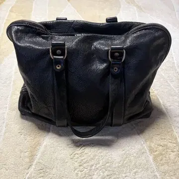 GUIDI 보스턴 백 블랙 호스 가죽 구이디 가죽 블랙