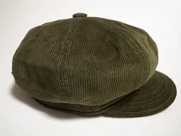 뉴욕 햇 USA 제작 Corduroy Spitfire 올리브 M 새상품
