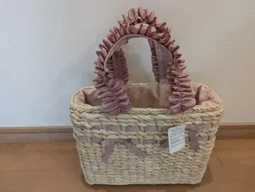 Maison de FLEUR 리본 카고백 핑크