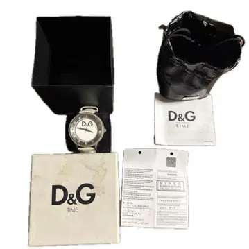 D&G TIME 손목시계 여성용 화이트 VW0422VW00