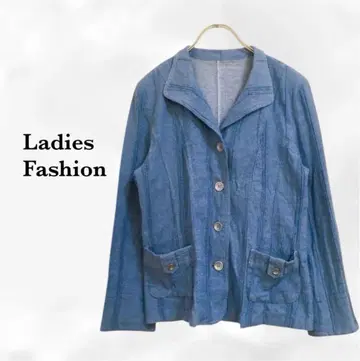 [ Ladies Fashion ] 자켓/겉옷 아우터 데님 [ M ] 블루
