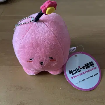 타코피의 원죄 마스코트 봉제 인형 해피 꽃