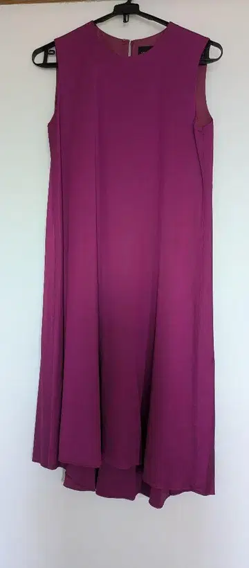 UNITED ARROWS 퍼플 슬리브리스 포멀 드레스