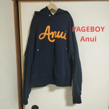 PAGEBOY Anui 자수 후드티 후디 네이비