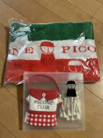 새상품 피코네 PICONE 타월 골프 티 볼 케이스