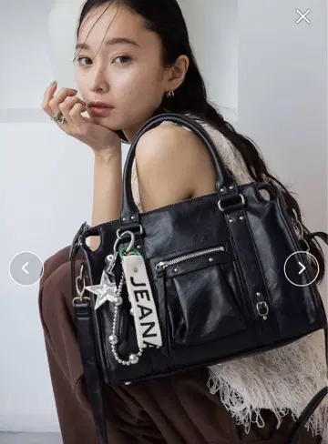 지나시스 앤티크 인조 가죽 보스턴 즉시 구매 NG