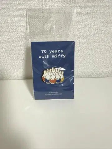 미피 전시회 70주년 핀 배지 새상품