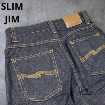 누디진 SLIM JIM 드라이 데님 W28 x L30 오가닉