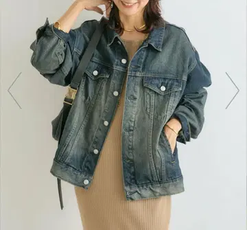 RIVE DROITE 다크 블루 데님 자켓