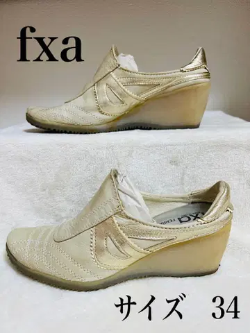 fxa 화이트 웨지 밑창 34 사이즈