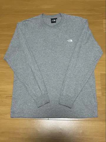 THE NORTH FACE 그레이 긴팔 티셔츠 L