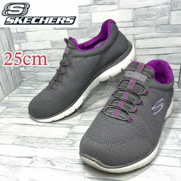 새상품급 SKECHERS 메모리폼 스니커즈 그레이 25cm