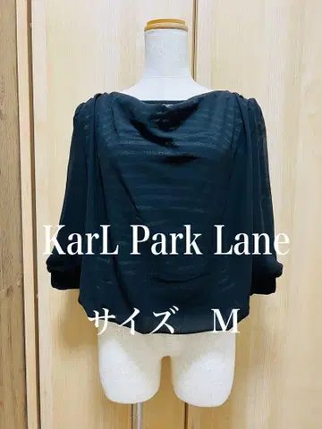 KarL Park Lane 블랙 5부 소매 M