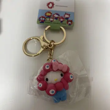 헬로키티 산리오 먝먝 코스프레 입체 마스코트 컬러 키링
