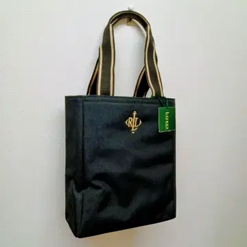 랄프 로렌 세로형 토트백 블랙 미사용 택 포함