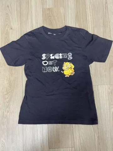UNIQLO UT 포켓몬 코닥 T셔츠 S 사이즈 다크 그레이