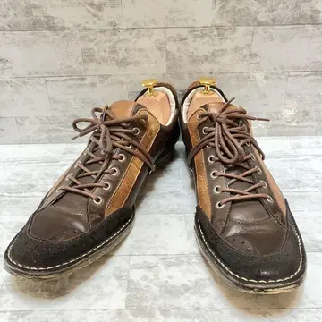 [새상품급] 캐서린 햄넷 가죽 스니커즈 일본제 24.5cm 브라운