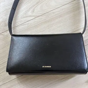 JIL SANDER 블랙 숄더백 지갑