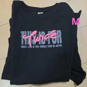 TWICE THIS IS FOR 월드 투어 티셔츠 M 사이즈 모모