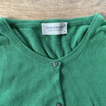 JOHNSMEDLEY 긴팔 가디건 그린 M 사이즈